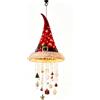GFRGFH Decorazione luminosa a LED a forma di cappello natalizio da appendere (#C) | Decorazione natalizia a forma di cappello sospeso con luci LED, ideale per soffitti, porte, finestre e feste.