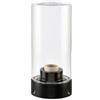 SICIGNANO CASALINGHI Sicignano SET 4 Testa-palo CIGAR, diffusore CHIARO, Nero | IP65 Impermeabile, Resistenza Urti IK07, Diffusore PMMA Trasparente, Classe II 220-240V, Struttura Termoplastica