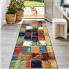 KwuSeug Tappeto Runner Lavabili in Lavatrice Tappeto Passatoia Cucina Tappeto per Ingresso Tappeto Stretto Proteggi I Pavimenti in Legno Facile da Pulire Tappeto Lungo per Corridoio 80 x 200 cm