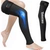Tolaccea Impacco Ghiaccio per Gamba Intera con Copertura 360° | Fascia con Gel Riutilizzabile per Sollievo dal Dolore e Recupero Muscolare - per Piede, Polpaccio, Coscia, Ginocchio e Tibia