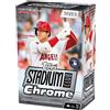 Topps Chrome 2022 Stadium Club Baseball Box 28 carte sulla carta autografi X-...