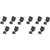 No 10X Supporto A 3 Spina Audio per Microfono e Femmina Impermeab6048