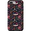ShadowRose Gothic Designs Custodia per iPhone 7 Plus/8 Plus Dark Academia Whimsigoth Raven Libri & Candele Floreale Gotico