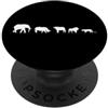 Orgoglio Africano Viaggio Souvenir Afric Africa Safari Big Five Animali Africani PopSockets PopGrip Adesivo