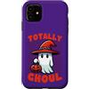 Kawaii Triangle Custodia per iPhone 11 Carino fantasma strega cappello zucca Halloween spettrale
