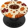 Preposh Autunno zucca estetica autunno foglia floreale carino girly vibe PopSockets PopGrip Adesivo