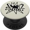 Y2K 90s Funny Cat Tomcat Kitten Art Y2K 90s Scary Cat Tomcat è spaventato sotto la stella gigante PopSockets PopGrip Adesivo
