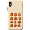 Orchard Snacks Harvest Festival & Sweet Custodia per iPhone X/XS Kawaii Caramel Mele Autunno Tratta Candy Apple Autunno