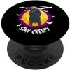 YO! Diese Klamotten Stay Creepy pipistrello divertente Halloween PopSockets PopGrip Adesivo