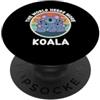 Retro The World Needs More Cute Koala Vintage Il mondo ha bisogno di più Koala Retro Koala amante PopSockets PopGrip Adesivo