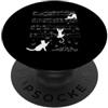 Cat Lover Music Designs Cat Music Lover Note musicali Partitura PopSockets PopGrip Adesivo