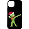 Christmas Alien Dab Tees Co. Custodia per iPhone 15 Plus Natale Dabbing Alien Dab Pose