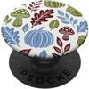 Preposh Autunno Zucca Borgogna Verde Oliva Blu Autunno F PopSockets PopGrip Adesivo