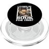 Funny Book Designs Ho chiuso il mio libro per questo amante dei libri di topi di biblioteca PopSockets PopGrip per MagSafe