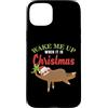 Christmas Sloth Tees Tm. Custodia per iPhone 15 Plus Divertenti vacanze natalizie con bradipo