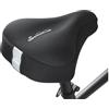 Crivit Coprisella in memory foam con fondo antiscivolo (per selle da città e da touring)
