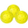 Generico Set Pickleball Per Interni Silenziosi - Palle Da Allenamento In Schiuma PU | Confezione Da 3 Palline Da Allenamento Per Pickleball In Schiuma PU Silenziosa Ad Alta Densità Da 74 Mm (27 G) Con Tubo
