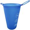 Generic Tazza sportiva pieghevole, 200 ml, colore: blu | Squeeze Bottiglia per sport all'aria aperta Tazza morbida Bollitore portatile da corsa per maratone escursionismo arrampicata