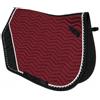 MotiveTech Sottosella Contornato Trapuntato Traspirante Coprisella con Rivestimento in Tela di Cotone Imbottito per Uso Equestre Quotidiano, Rosso