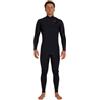 BILLABONG 2026 Mens Absolute Ultra 4/3 mm Muta con zip sul petto - Nero