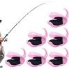 Generico Clip Canna Da Pesca 6 Pezzi Attrezzatura Da Pesca A Mosca Portatile | Legacci Canna Per Pesca Lago Acque Basse Jigging Traina Lancio Torrente Acqua E Salata