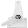 Cabilock Supporto Antenna Marino Regolabile per Barca, Base | Acciaio e Plastica, Protezione Ip67, Filettatura G 3/4, Bianco per Installazione su Kayak e Pesca