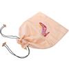 Luxshiny Borsa Porta Scarpe da Ballo in Raso, per Punte e Danza | Seta Sintetica Resistente All'usura, Separa e Organizza, per Lezioni e Palestra, Beige