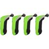Besttoolifes Set di 4 copri mazze da golf in nylon per ferri ibridi | Mallet Putter - Protezioni antigraffio per mazze da golf, colorate