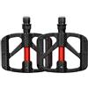 Risveglio Per Pedali Della Bicicletta Lega di Alluminio Die-Casting | Piattaforma antipolvere con presa migliorata per mountain bike ciclismo su strada, nero, 10 x 9 x 1,5 cm