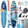 Niphean Tavola SUP Gonfiabile 320cm/230cm con Accessori SUP Stabile | Tavola SUP Rigida Portata 200kg, Antiscivolo con Kit Riparazione, per Adulti, Principianti, Uomini, Donne e Yoga