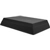 Veemoon Cuscino per Yoga in TPE Nero, Supporto Ginocchia e Schiena | Tappetino Portatile da 282g, Facile da Riporre, per Pilates, Palestra e Pratica di Stabilità