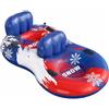 Baoblaze Tubo da Neve Gonfiabile per Coppia Persone Tubo da Slittino Gonfiabile Sicuro Anello Neve con Due Schienali per Adulti, Famiglie, Science Fiction