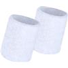 Naapesi 2 Pezzi Polsini Tennis, Polsino Sweatband Sportivo, Polsini Tergisudore | Braccialetti Assorbenti,Unisex, Fasce Sudore Sportive per Palestra, Basket e Padel, Polsini Spugna Elasticizzati e Assorbenti