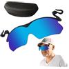 Générique Occhiali Da Clip - 5,91 X 3,94 X 1,97 Pollici Occhiali Sportivi | Polarizzati Bloccando UV | ů Ultra Leggero Senza Montatura | Uomini Donne Pesca Ciclismo Escursioni Golf Guida Corsi