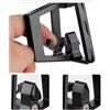 Jotekonoby 6061 Alluminio Bike Front Rack 3-Hole per Quick Release 6061 Alluminio | Lega di alluminio 6061, precisione CNC, leggero e resistente, compatibile con M5 per M6, nero argento viola
