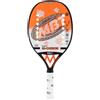 Max Beach Tennis MBT EASY M-CARBON, Racchetta Beach Tennis Carbonio e Fibra di Vetro - Superficie ruvida - Eva Soft - Leggera e Bilanciata - Profilo 21 mm - Custodia inclusa