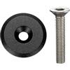 QUARKZMAN 2Pcs Copertura Superiore Attacco Manubrio 1-1/4 31,8 Mm OD Nero | Bicicletta, Copertura Attacco Manubrio Con Bullone M6, Lega Di Alluminio, Per Mountain Bike Road Bike MTB