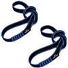 LETTO & TAILOR Fascetta da arrampicata 23KN, 18 mm, certificata CE, in nylon, per attività all'aperto, yoga, soccorso, 90 cm, blu, confezione da 2