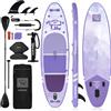 TIGERXBANG Tavola da SUP gonfiabile, 320 x 82 x 15 cm, colore viola sfumato, Allround