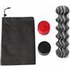 SZLIFE 2 Pezzi di Fasce Elastiche per Compressione Muscolare, Fasce Fitness Portatili per Esercizi di Stabilità, Rullo Massaggiante Portatile in Schiuma Ad a