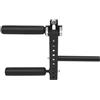 GGbaony Attrezzo per allungare le gambe per Power Rack, regolabile in 8 livelli, leg extension & curl, con supporto per dischi da 50 mm, per la palestra domestica, nero