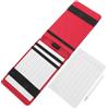 BESTYASH Porta Carte Segnapunti Golf Portatile in PU Nero per Golfisti | Spazio per Appunti e Note Yardage, Stile Semplice ed Elegante, per Allenamento e Tornei