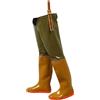 YTEfhdCGP stivali da pesca, Stivali da pesca uomo donna PVC caccia giallo 4-9(8.5)
