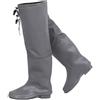 YTEfhdCGP stivali da pesca, Stivali da pesca PVC uomo donna giardinaggio multicolore(Grey,6)