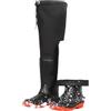 YTEfhdCGP stivali da pesca, Stivali da pesca neri UK 60cm misure multiple(7 UK)