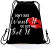 Generic Zaino con Coulisse Red Lip Sportiva Sacche Regalo 36x42cm | Borsa con coulisse Confortevole Sacca Zaino Sportivo per Adulti Festa uomo e donna