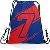 Generic Palestra Borsa Rugby No Sacca Zaino Sportiva Adulti 36x42cm | Drawstring Bag poliestere Sacche Sportive per Regalo sport nuotare