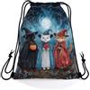 Generic Palestra Borsa Cartoon Cat Witch Zaino con Coulisse sport 36x42cm | Sackpack Cinch leggera Sport String Zaino per Regalo yoga spiaggia