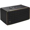 JBL Authentics 500, Smart Home Speaker, Altoparlante Bluetooth dal Design Retrò Anni '70 con Griglia Quadrex, Dolby Atmos, Wi-Fi, Assistente Vocale, AirPlay, JBL One App, Nero, Spina AC UK (tipo G)