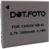 Dot.Foto NB-4L Premium 3.7v / 1000mAh Batteria Ricaricabile per Canon IXUS 30, 40, 50, 55, 60, 65, 70, 75, 80 IS, 82 IS, 100 IS, 110 IS, 115 HS, 120 IS, 130, 220 HS, 230 HS, 255 HS, I Zoom, i7